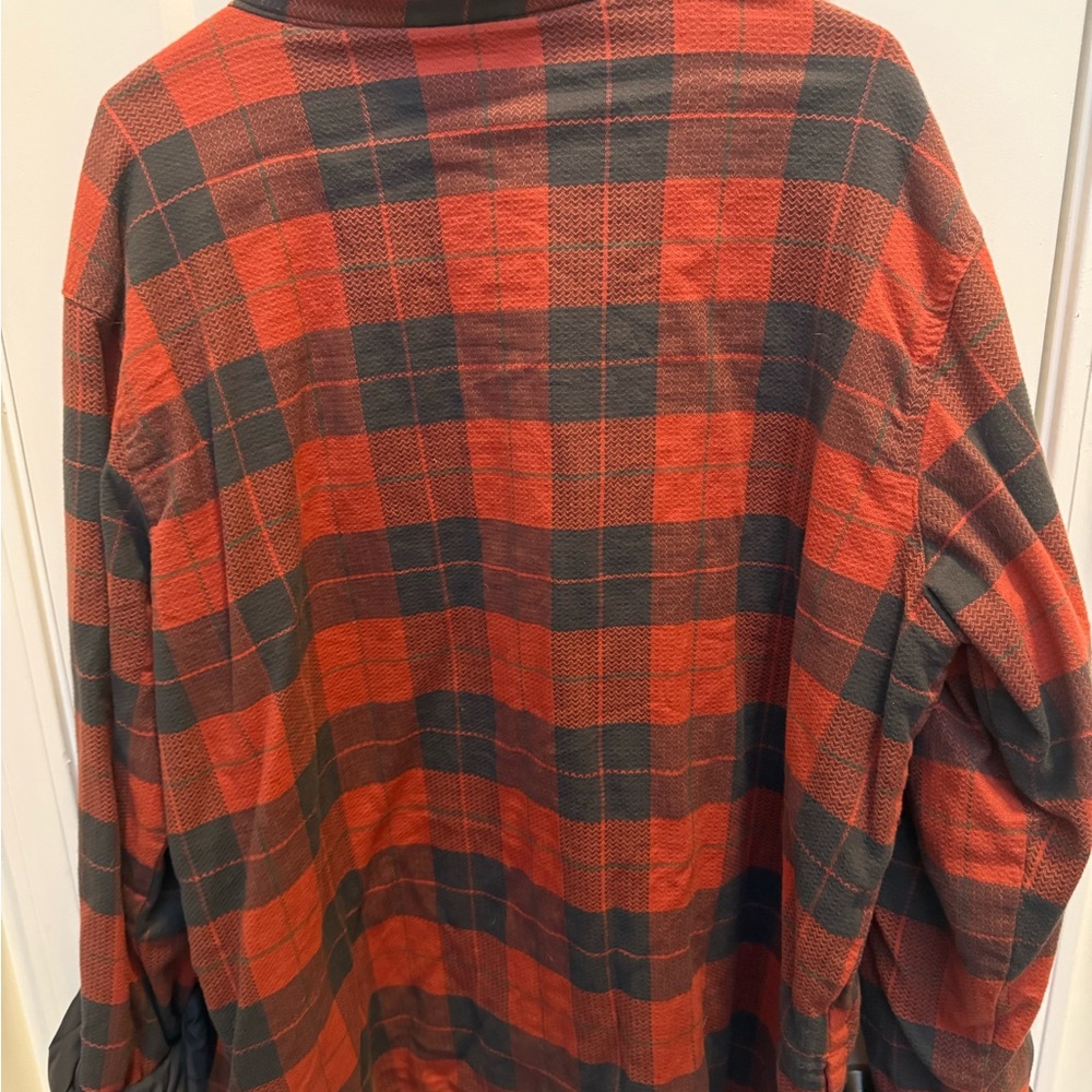 Columbia Orange and Grey Fleece lined Shirt Jacket - Picture 4 of 4